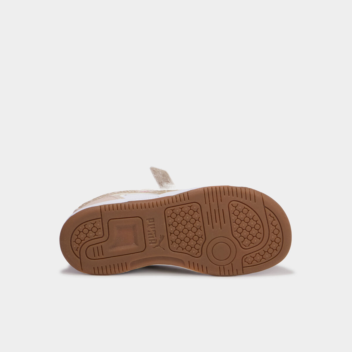 Baskets &agrave; scratchs Puma Rebound Slam sable fille