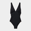 Maillot de bain une pi&egrave;ce gainant noir femme