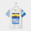 T-shirt manches courtes Creeks ecru garçon