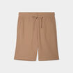 Bermuda droit effet reliéfé taupe homme