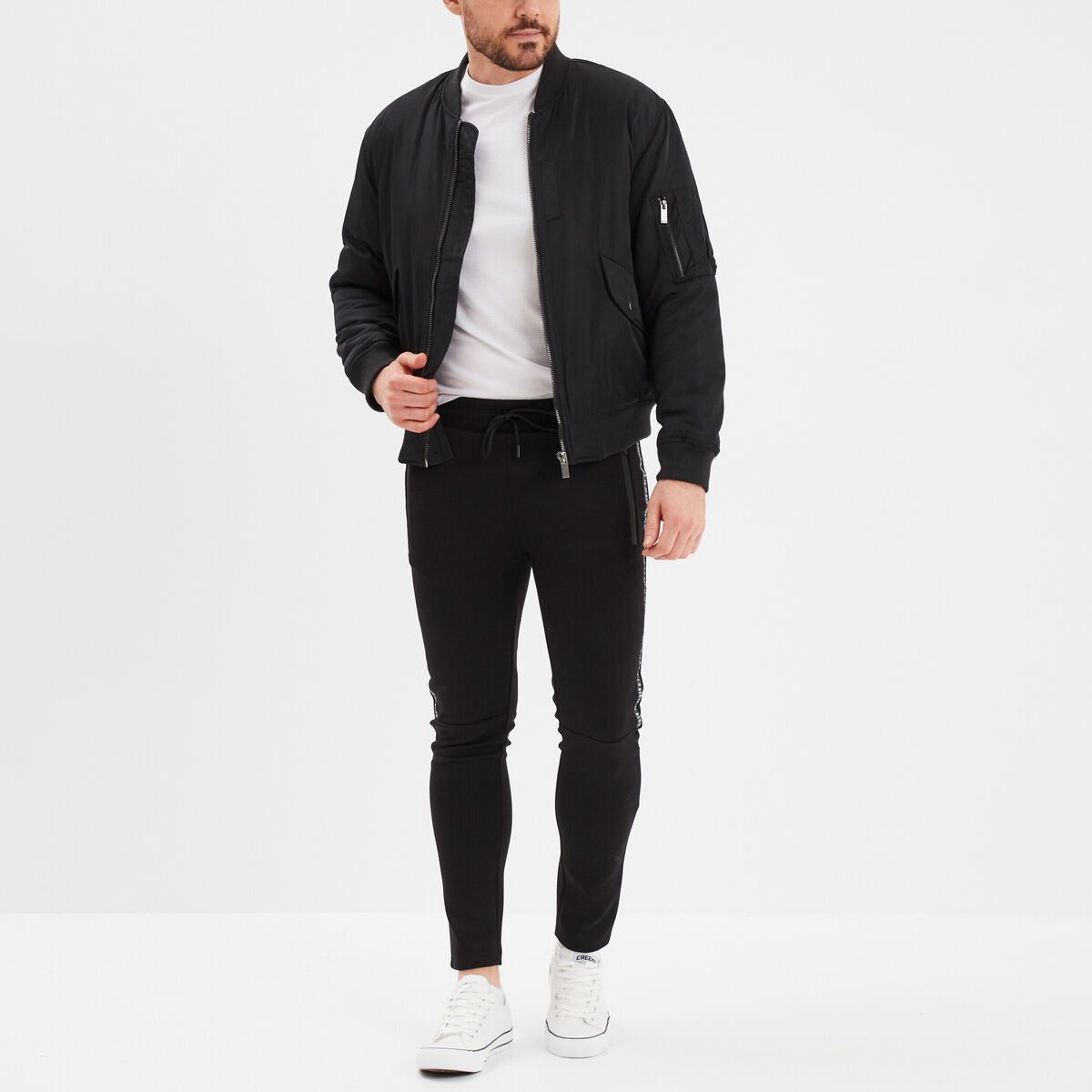 Pantalon de jogging stretch Liberto noir homme