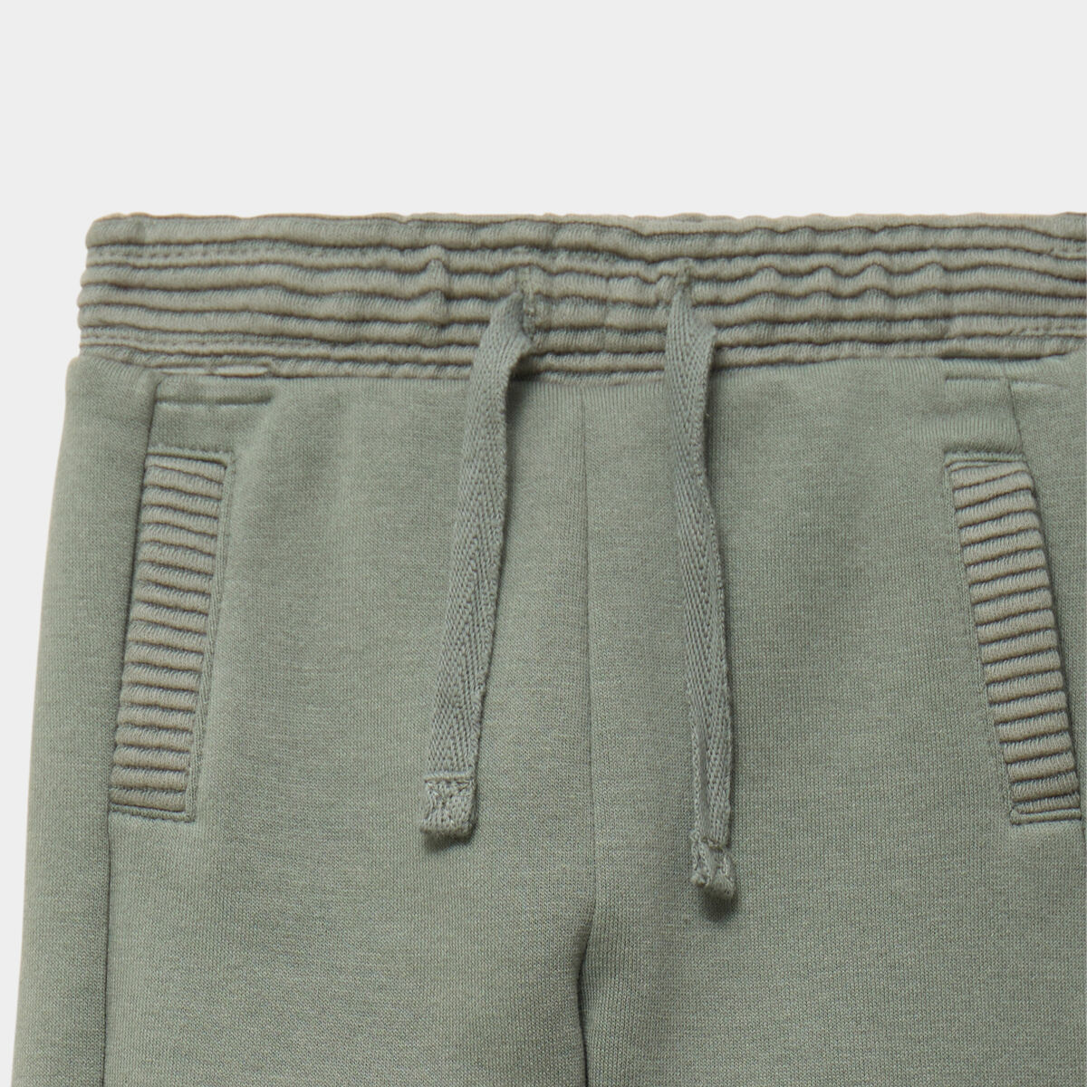 Pantalon de jogging molletonn&eacute; vert kaki b&eacute;b&eacute; gar&ccedil;on
