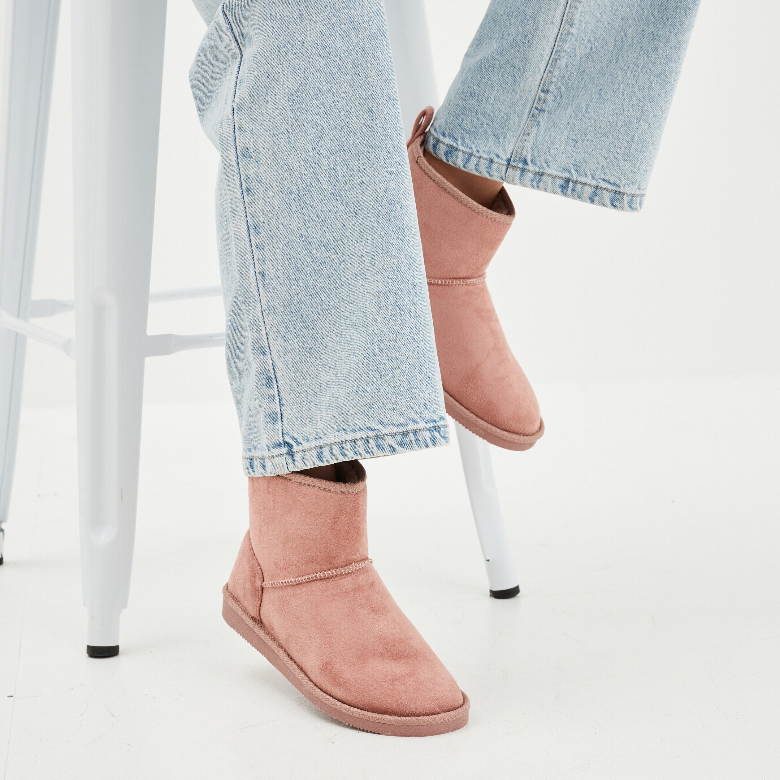 Bottines et boots pour femme pas cher Rose bottines femme La Halle