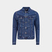 Veste droite boutonnée en jean Creeks denim stone homme
