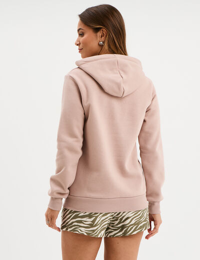 Sweat hoodie à capuche Le Roi lion sable femme