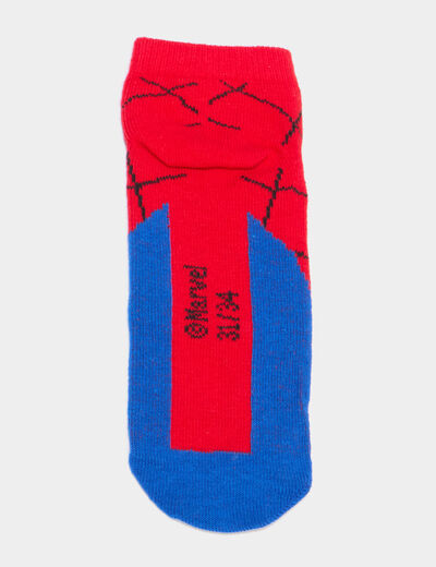 Lot 3 paires chaussettes Spider-Man rouge gar&ccedil;on