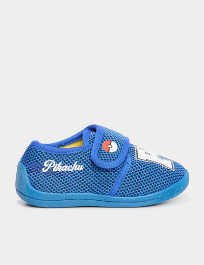 Chaussons Pok&eacute;mon Pikachu bleu gar&ccedil;on