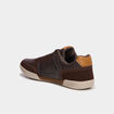 Baskets &agrave; lacets Lee Cooper marron fonc&eacute; homme
