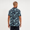 Polo jersey coton manches courtes bleu fonc&eacute; homme