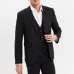 Veste de costume droite ajust&eacute;e noir homme