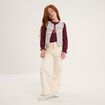 Gilet matelassé sans manches beige fille