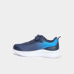 Baskets running à scratchs bleu garçon