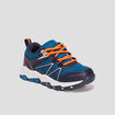 Baskets running à lacets Trappeur bleu garçon