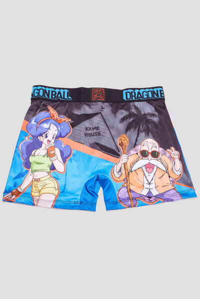 Boxer Freegun Dragon Ball bleu turquoise homme