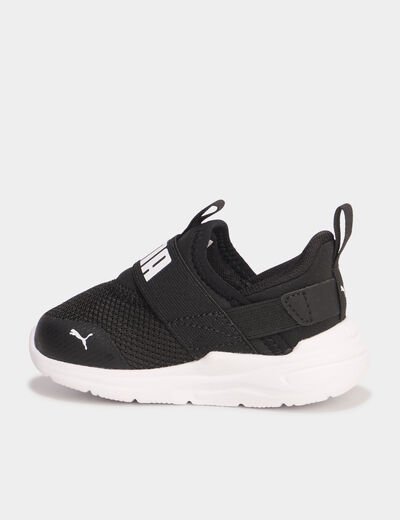 Running élastiquées Softride Puma noir bébé garçon