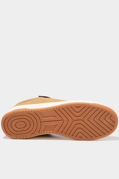 Tennis basses &agrave; lacets sable homme