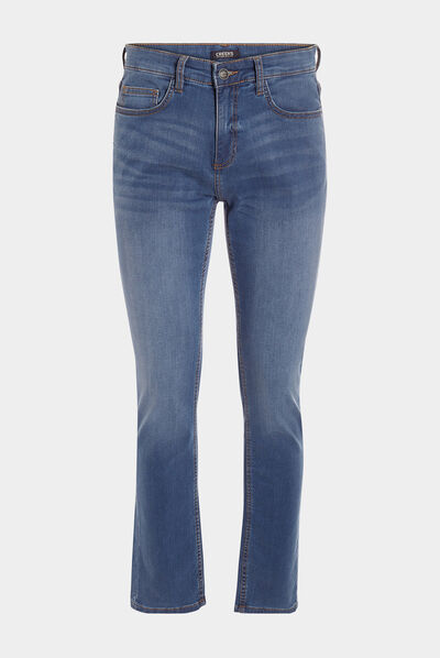 Jeans coupe slim denim double stone homme
