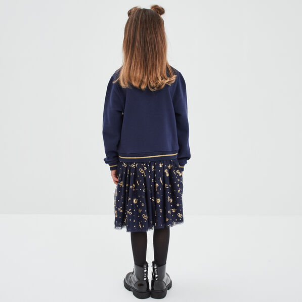 robe 2 en 1 patineuse harry potter bleu marine fille Robe 2-en-1 patineuse Harry Potter bleu marine fille
