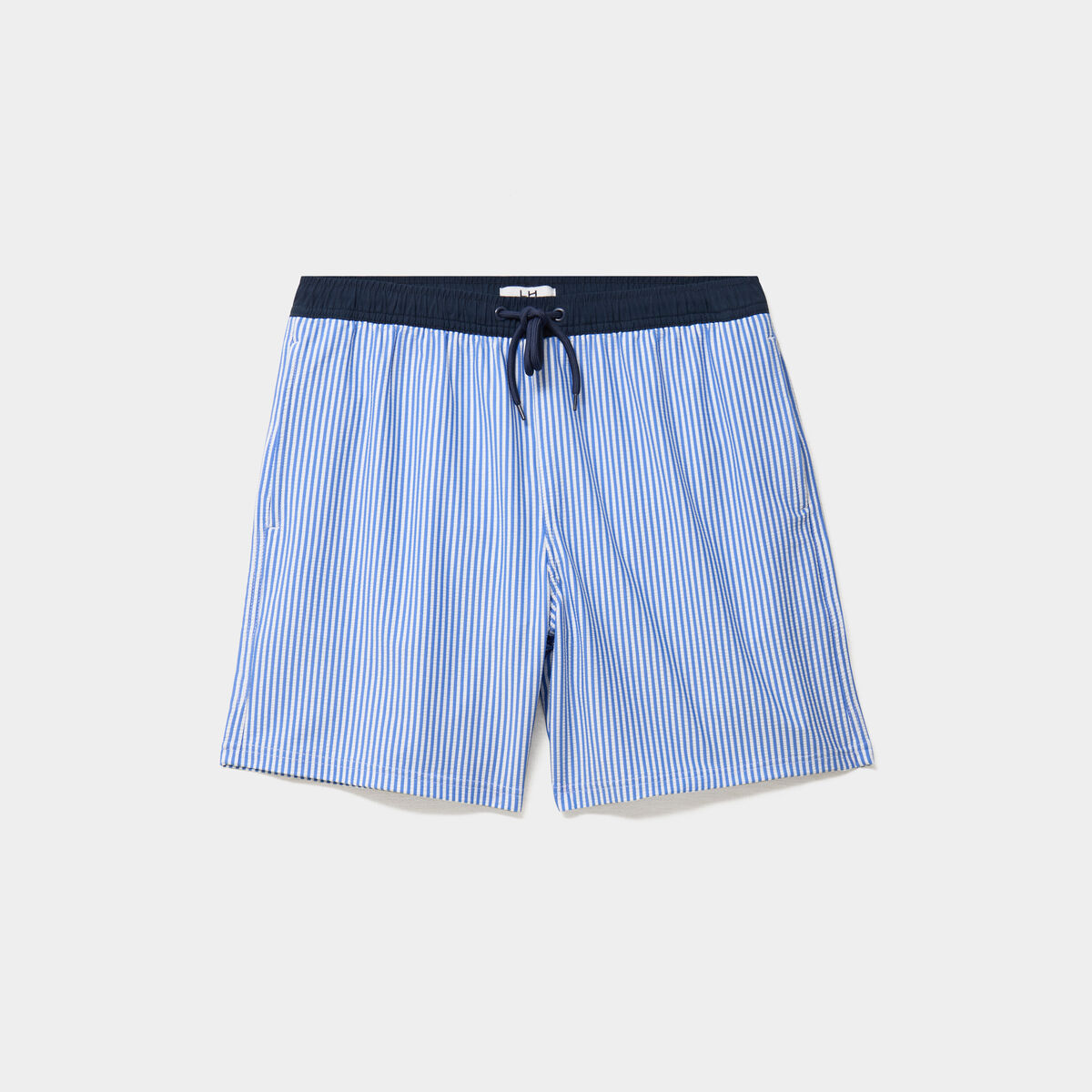 Short de bain bleu marine homme