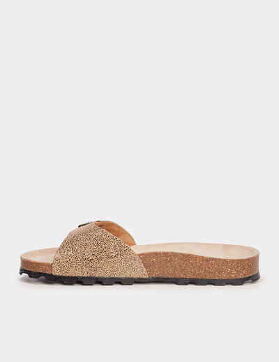 Mules Kickers Kickeyra marron femme