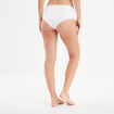 Culotte effet gainant microfibre blanc femme