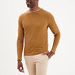 T-shirt col rond Creeks marron homme
