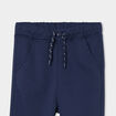 Pantalon de jogging molleton bleu marine gar&ccedil;on