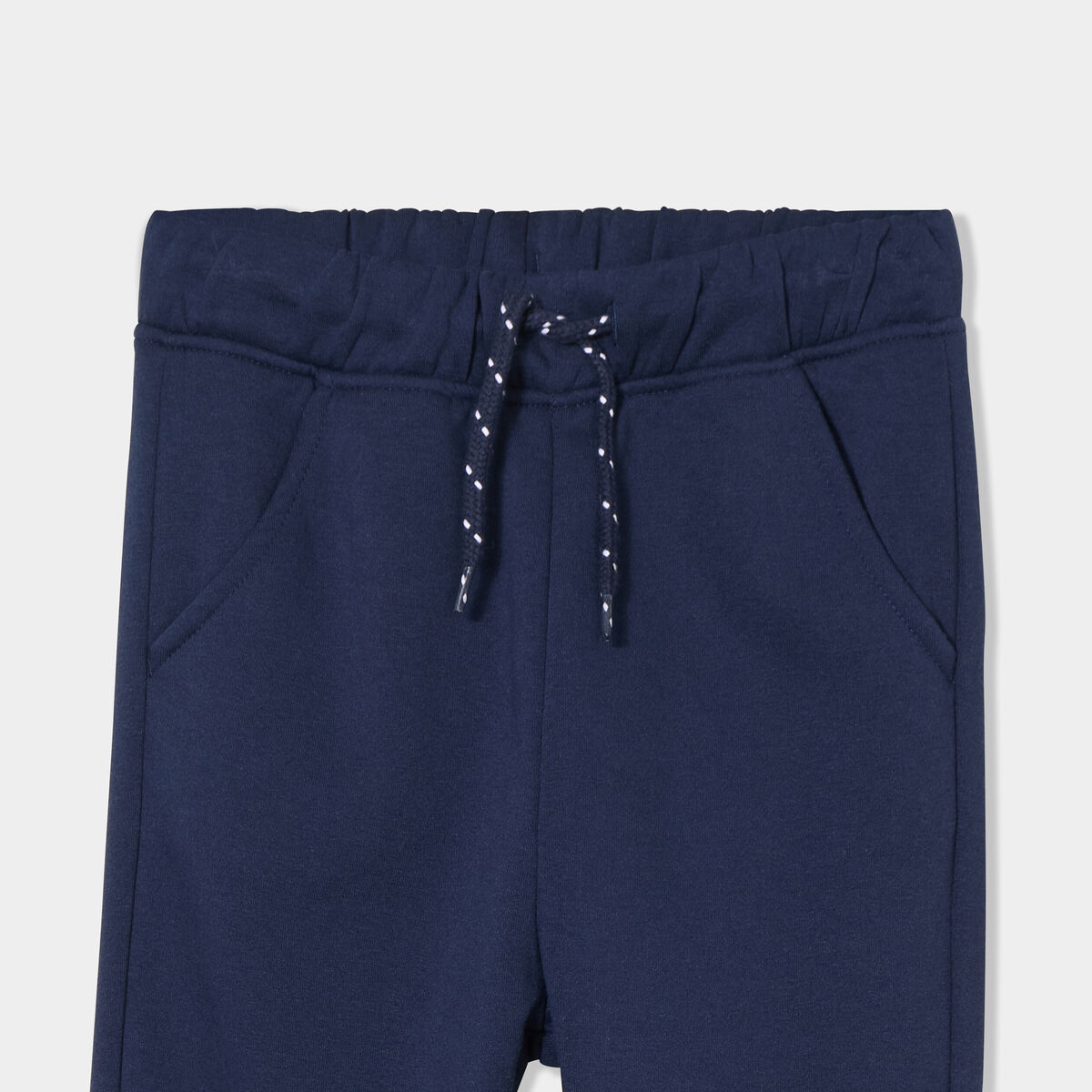 Pantalon de jogging molleton bleu marine gar&ccedil;on