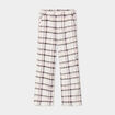 Pantalon de pyjama effet polaire gris femme