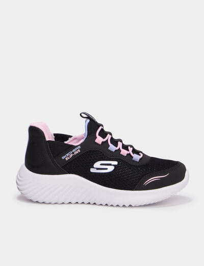 Baskets running Slip-ins &agrave; bout rond noir fille
