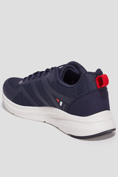 Baskets running à lacets Creeks bleu marine homme