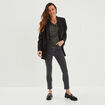Jeans skinny stretch Liberto denim noir femme