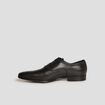 Derbies à lacets en cuir noir homme