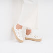 Baskets en toile blanc femme