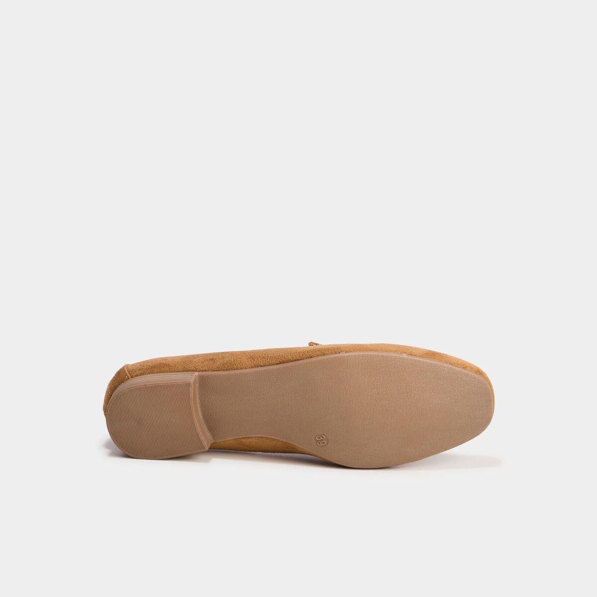 Mocassins effet suédine marron femme