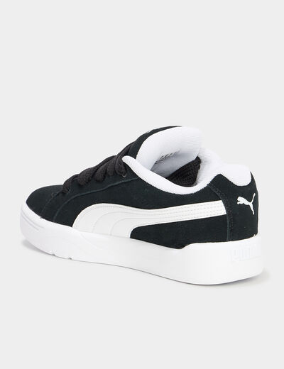 Tennis basses à lacets Puma noir femme