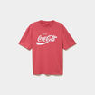 T-shirt manches courtes coton Coca-Cola rouge homme