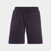 Short jogging molletonné droit bleu marine homme