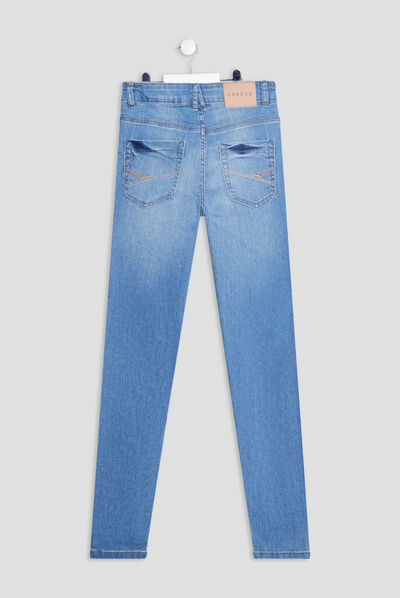 Jeans skinny taille standard Creeks denim dirty homme