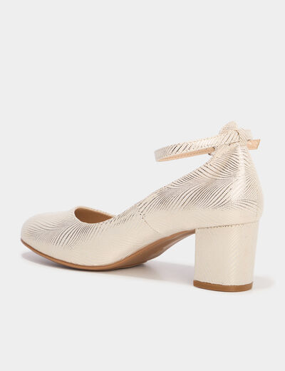 Escarpins à talons sable femme