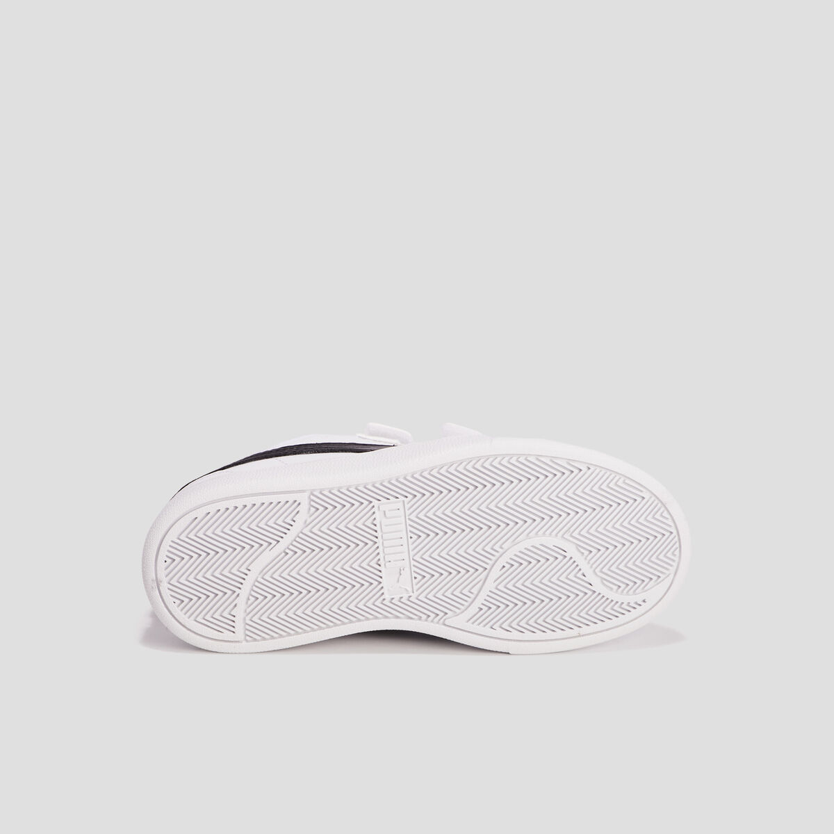 Tennis à scratchs Puma Shuffle blanc garçon