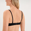 Soutien-gorge embo&icirc;tant padd&eacute; dentelle noir femme