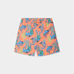 Short de bain orange corail gar&ccedil;on