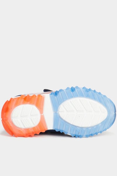 Baskets running lumineuses Spider-Man bleu gar&ccedil;on
