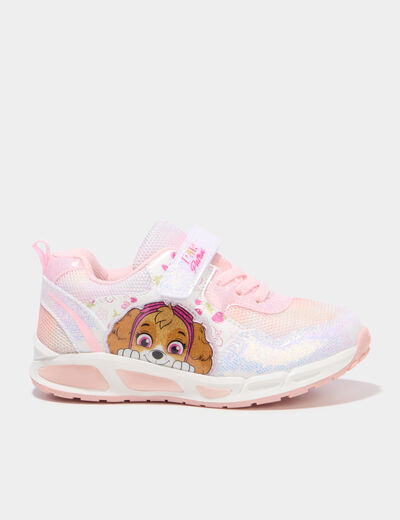 Baskets running lumineuses Paw Patrol rose fille