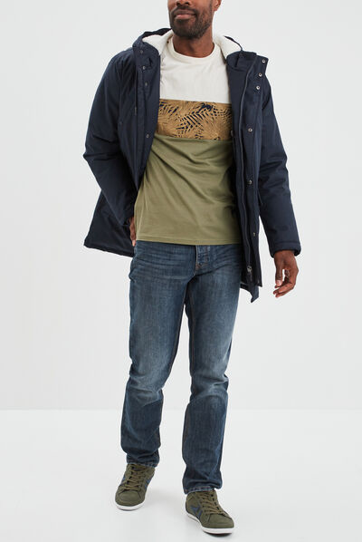 Jeans straight 5 poches Creeks denim dirty homme
