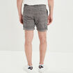 Short droit avec cordon Liberto gris foncé homme