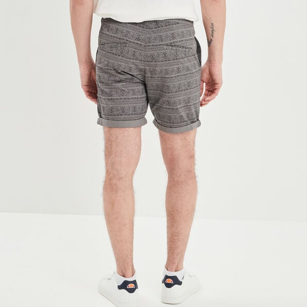 short droit avec cordon liberto gris fonce homme Short droit avec cordon Liberto gris foncé homme