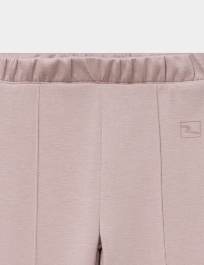 Pantalon de jogging bootcut stretch marron clair fille