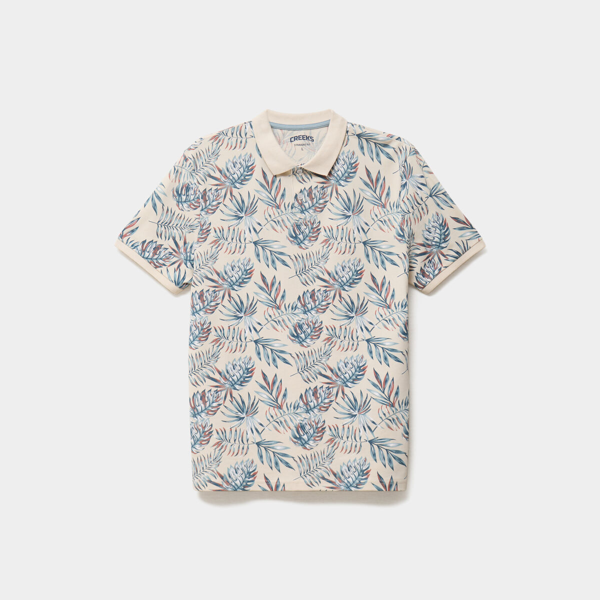 Polo jersey coton manches courtes multicolore homme
